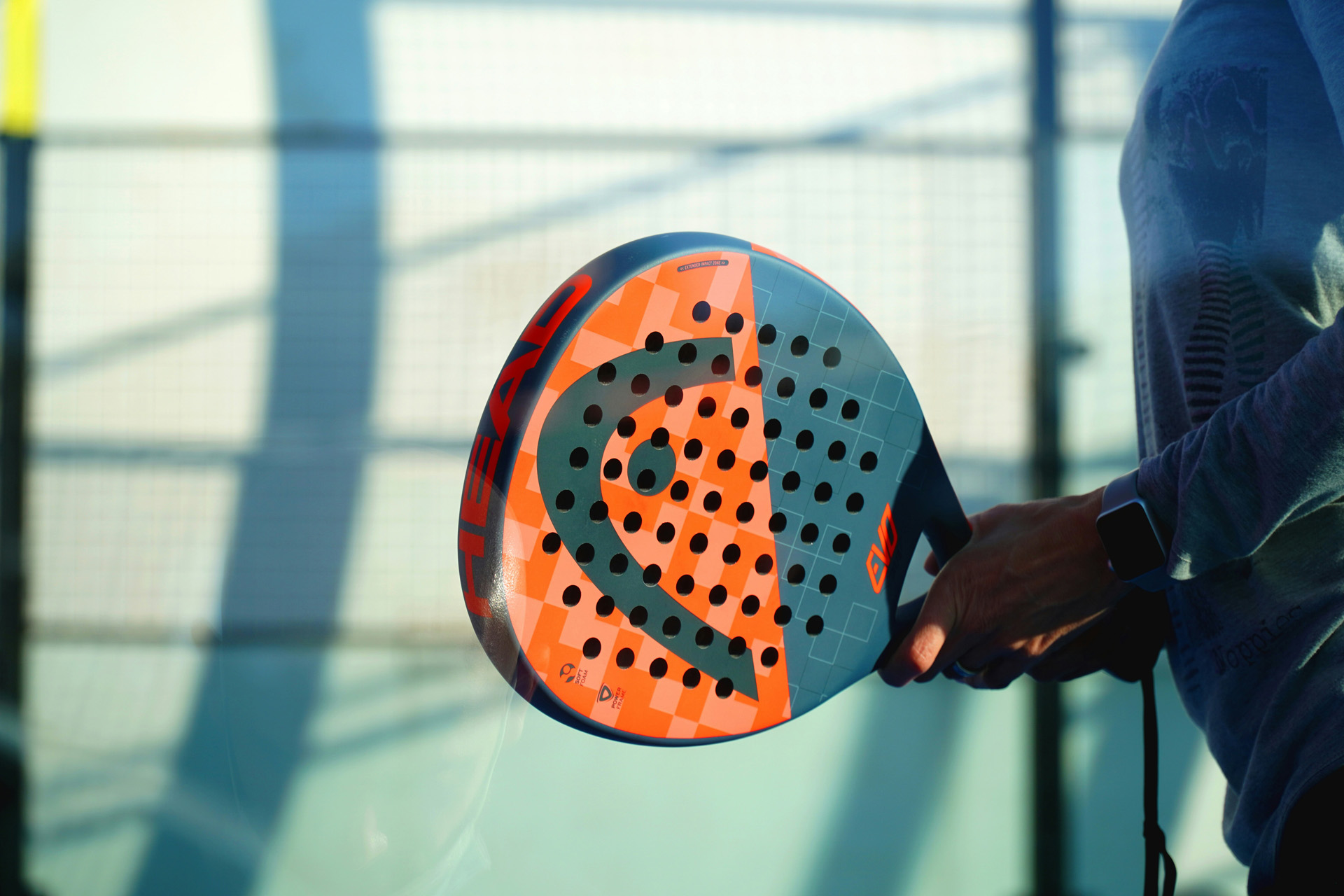 A padel racket