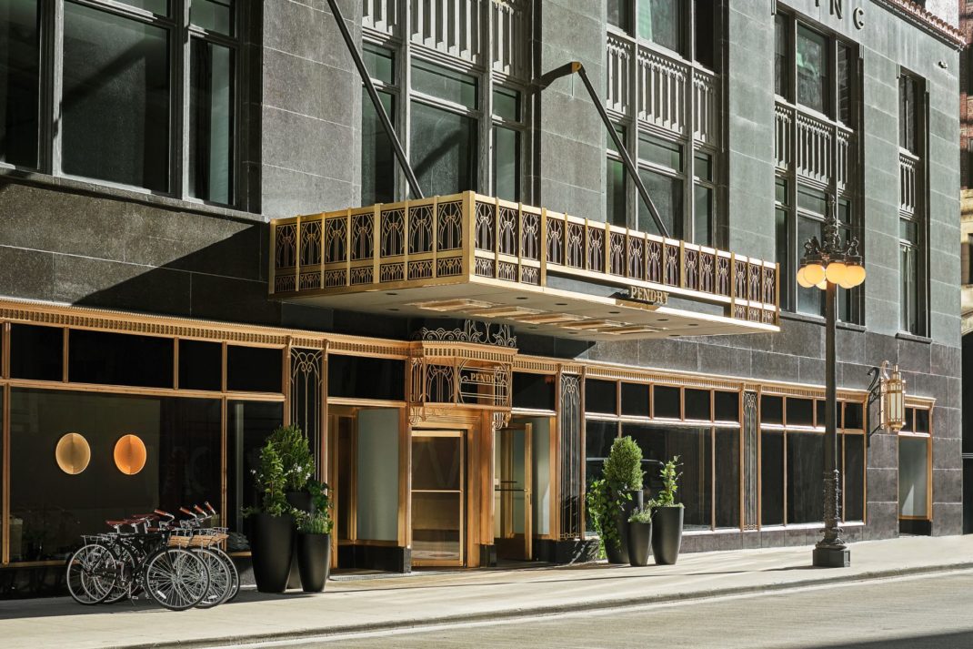 Exterior of Pendry Chicago