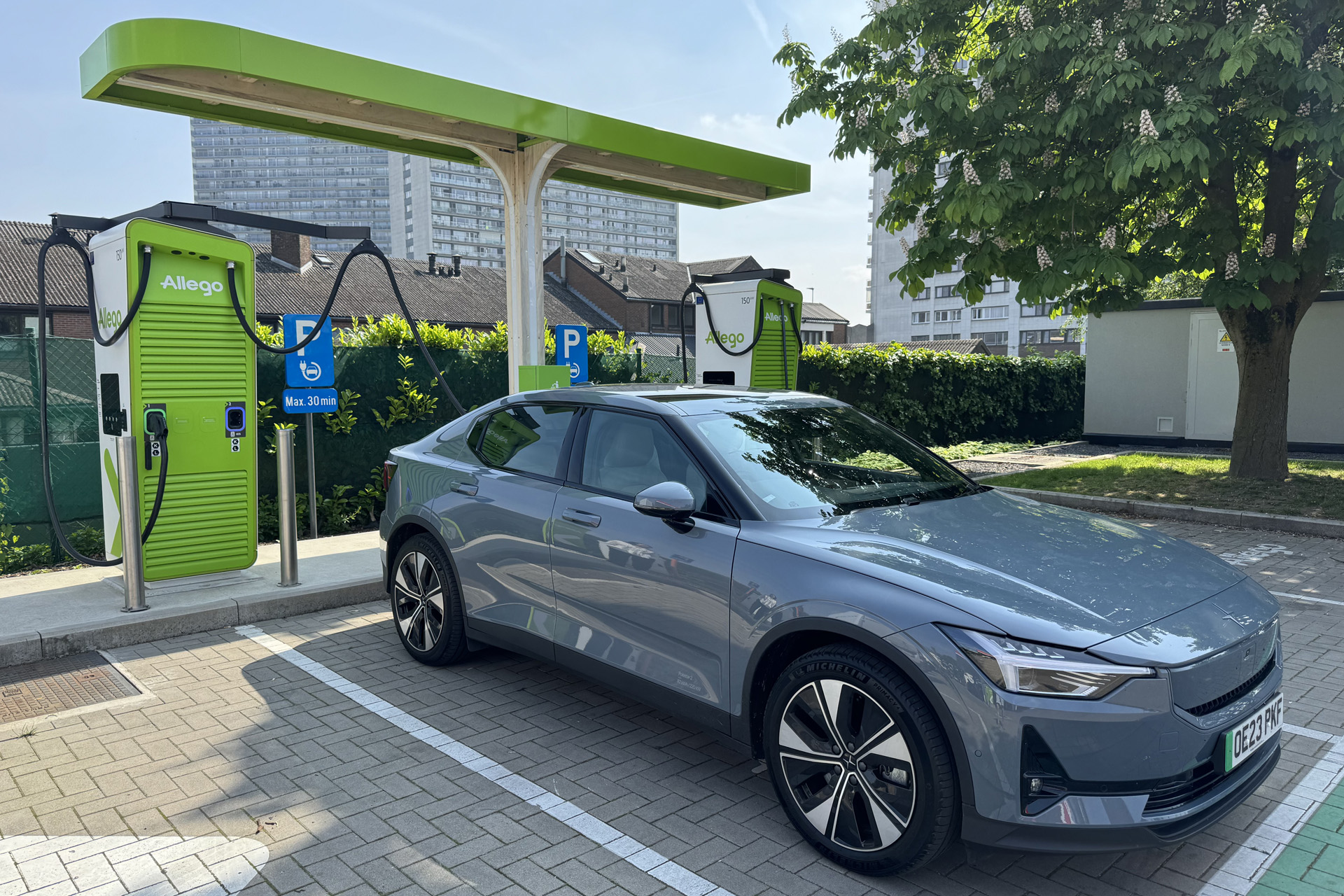 The Polestar charging