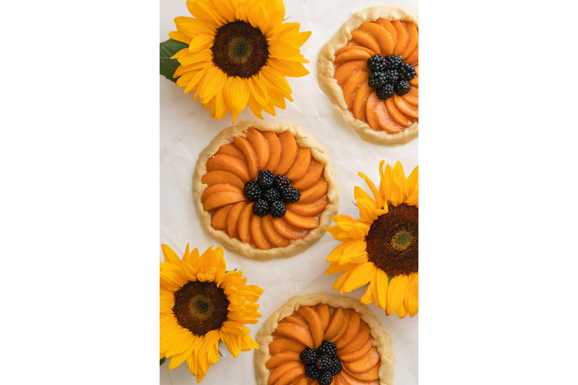 Sunflower galette