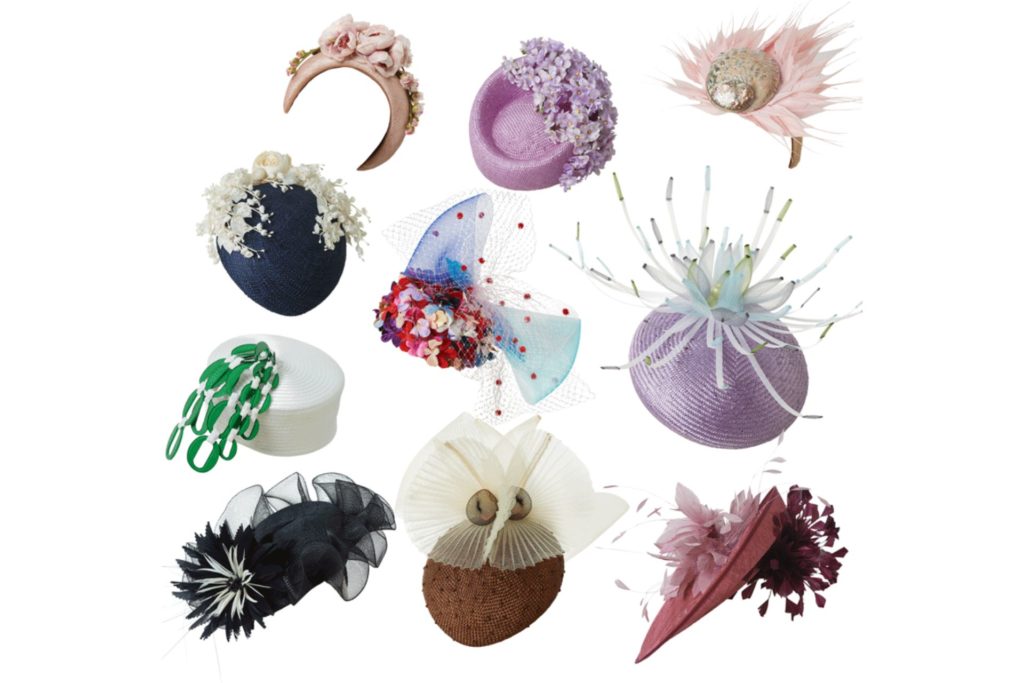 Collection of bespoke hats and fascinators