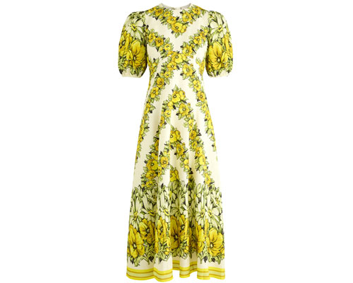 Alemais Gisela Printed Linen Maxi Dress