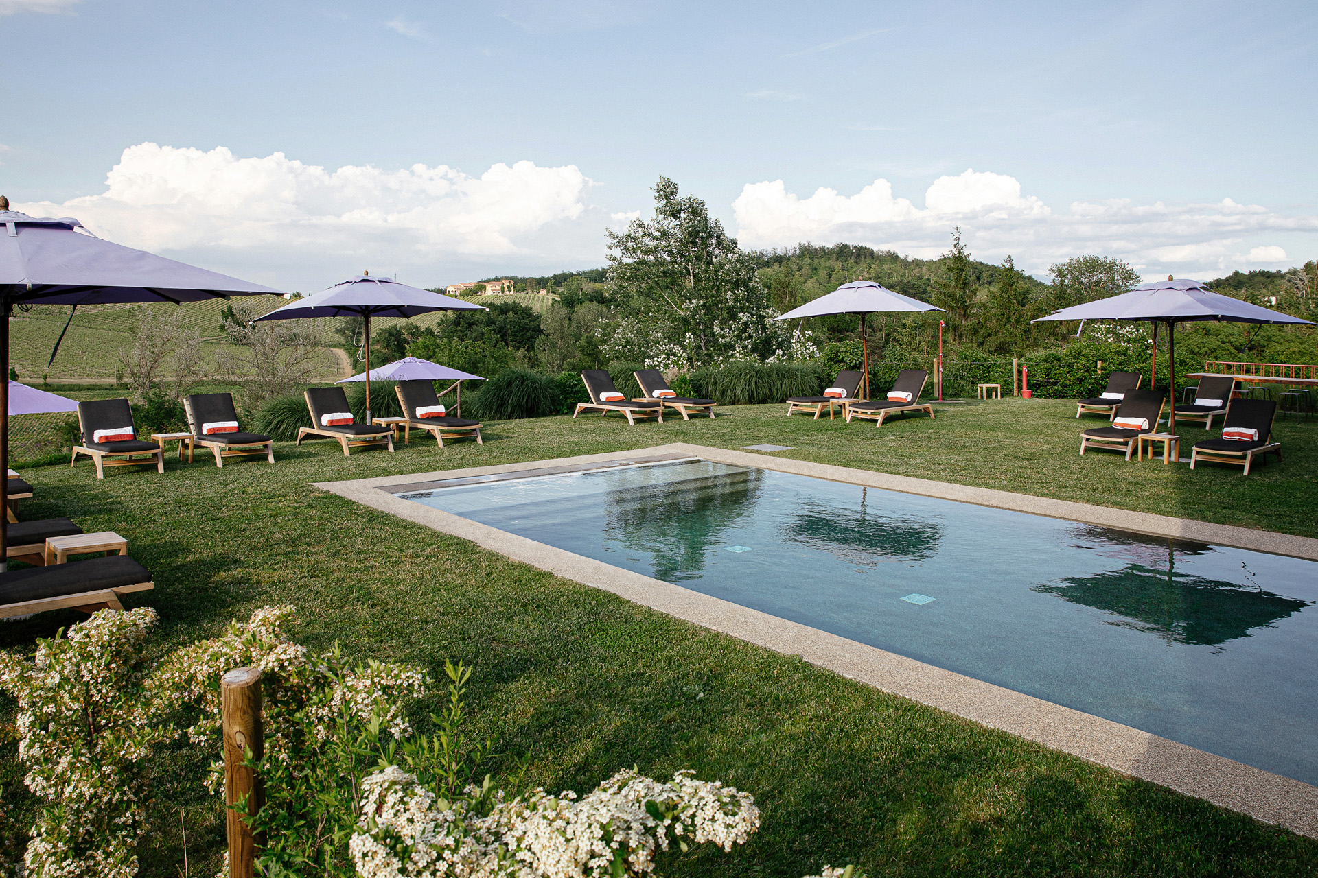 The swimming pool