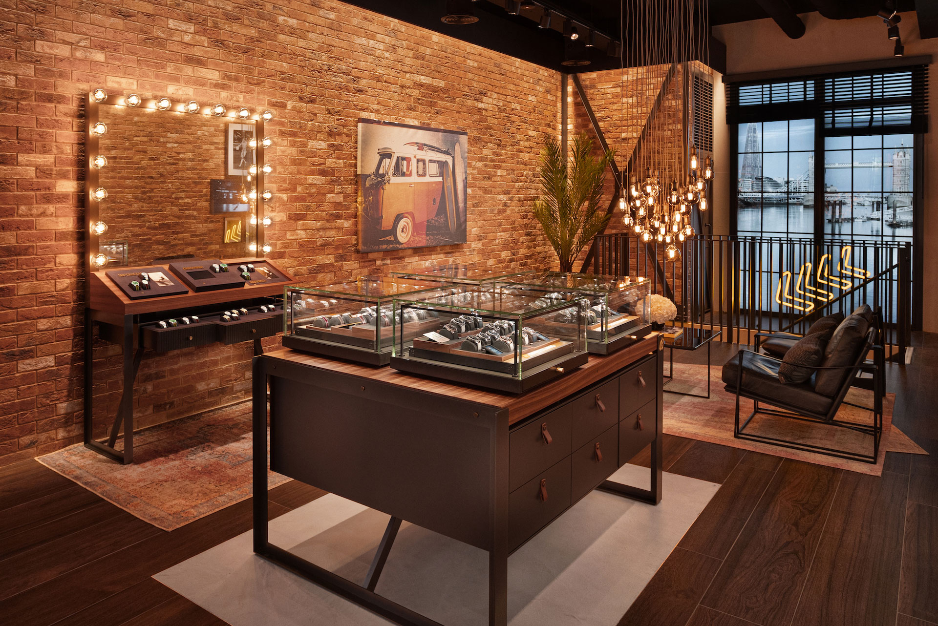 interior of the breitling boutique in knightsbridge