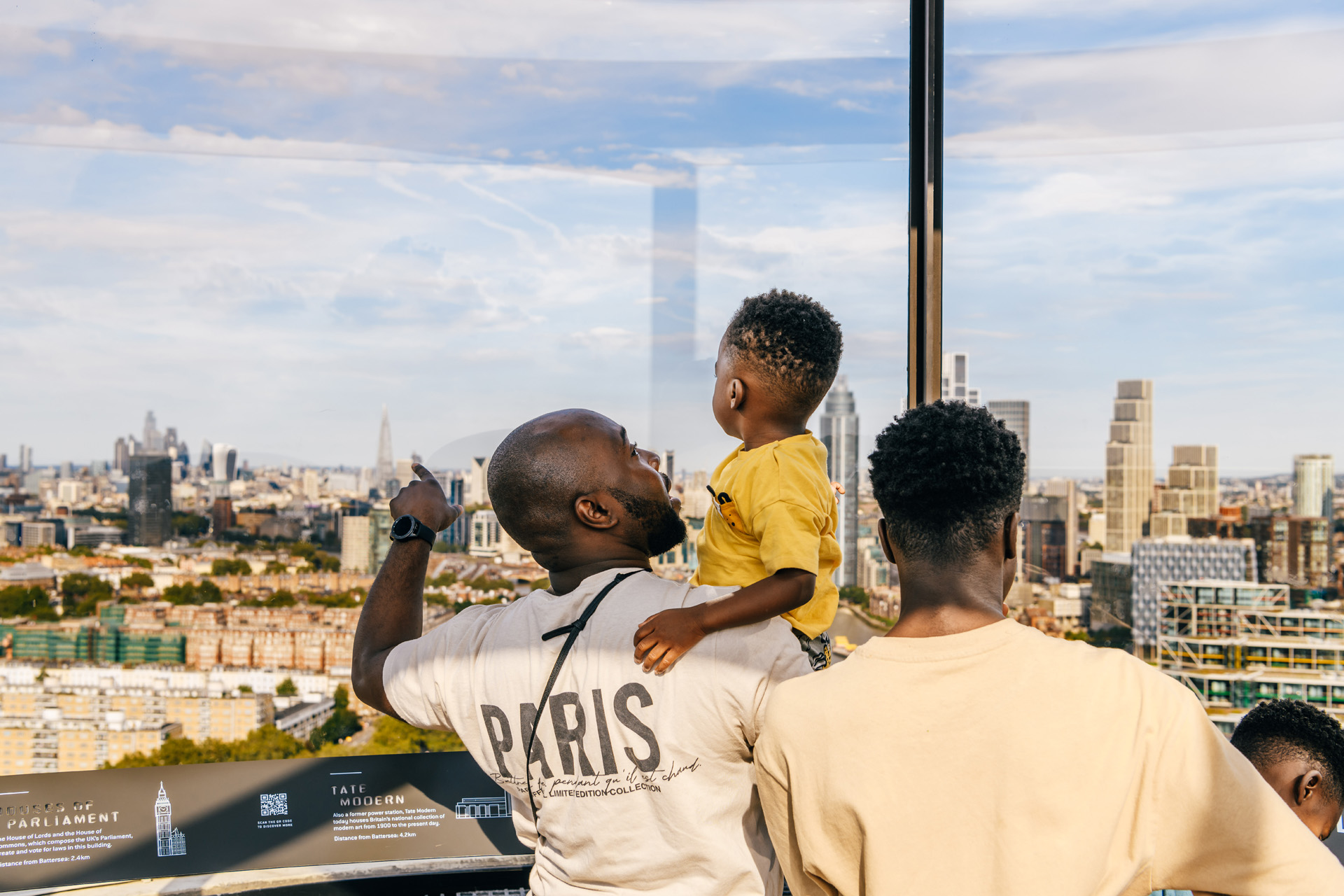 A father and son at Lift 109