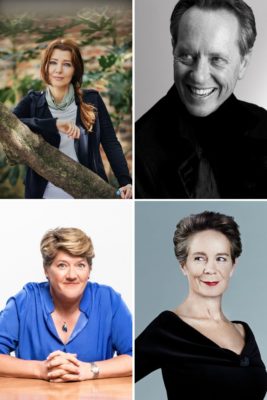 Four speakers who will appear at Wimbledon BookFest