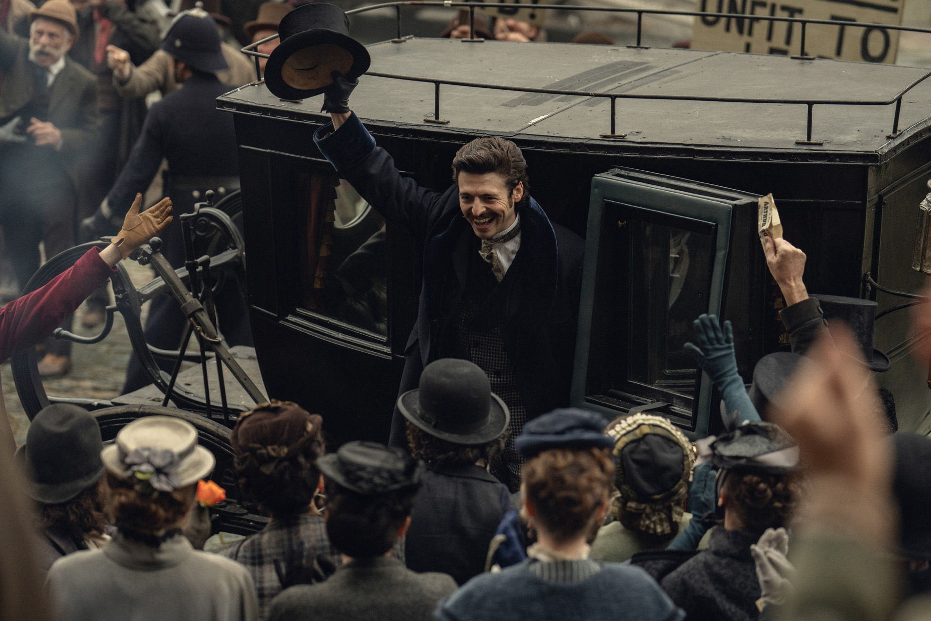 Anthony Boyle as Arthur Guinness in House of Guinness.