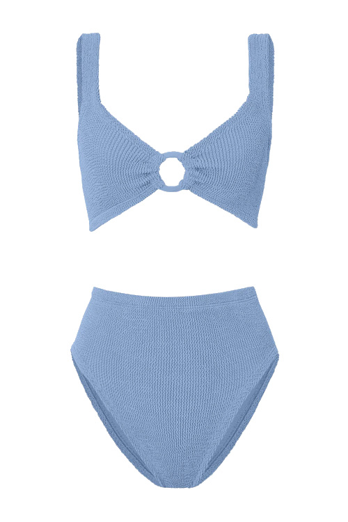 Blue bikini