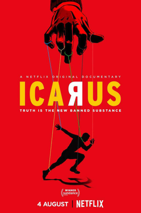 Poster for the Icarus documentary
