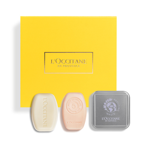 L'Occitane Intensive Repair Solid Hair Care Duo with Travel Box