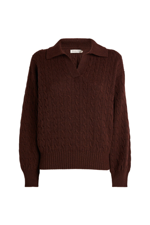 Cashmere polo jumper