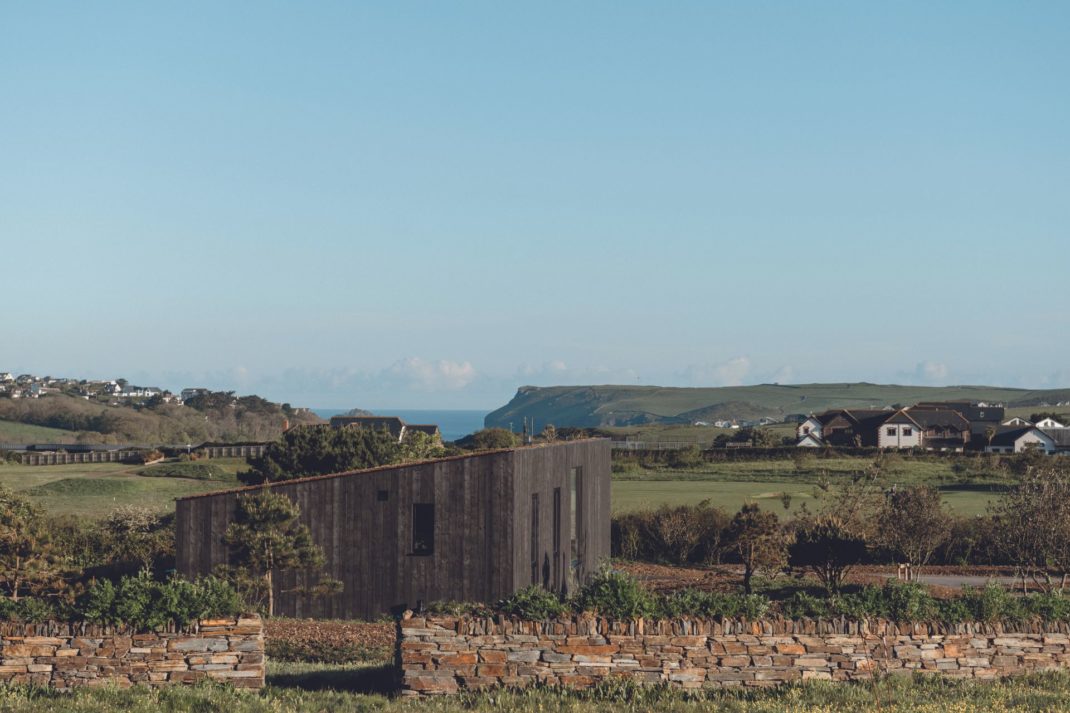 Scandi-inspired wooden cabin in Cornwall