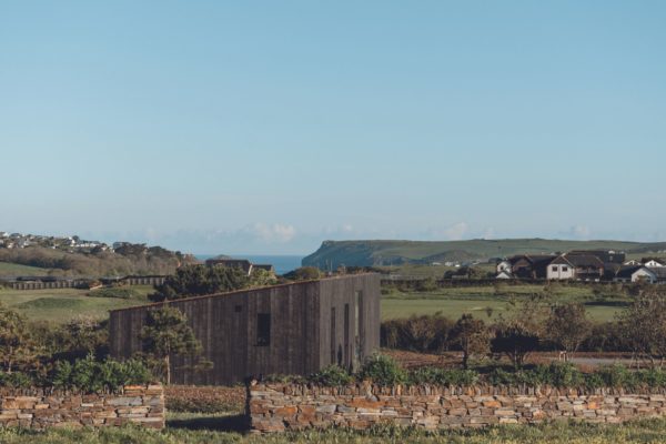 Scandi-inspired wooden cabin in Cornwall