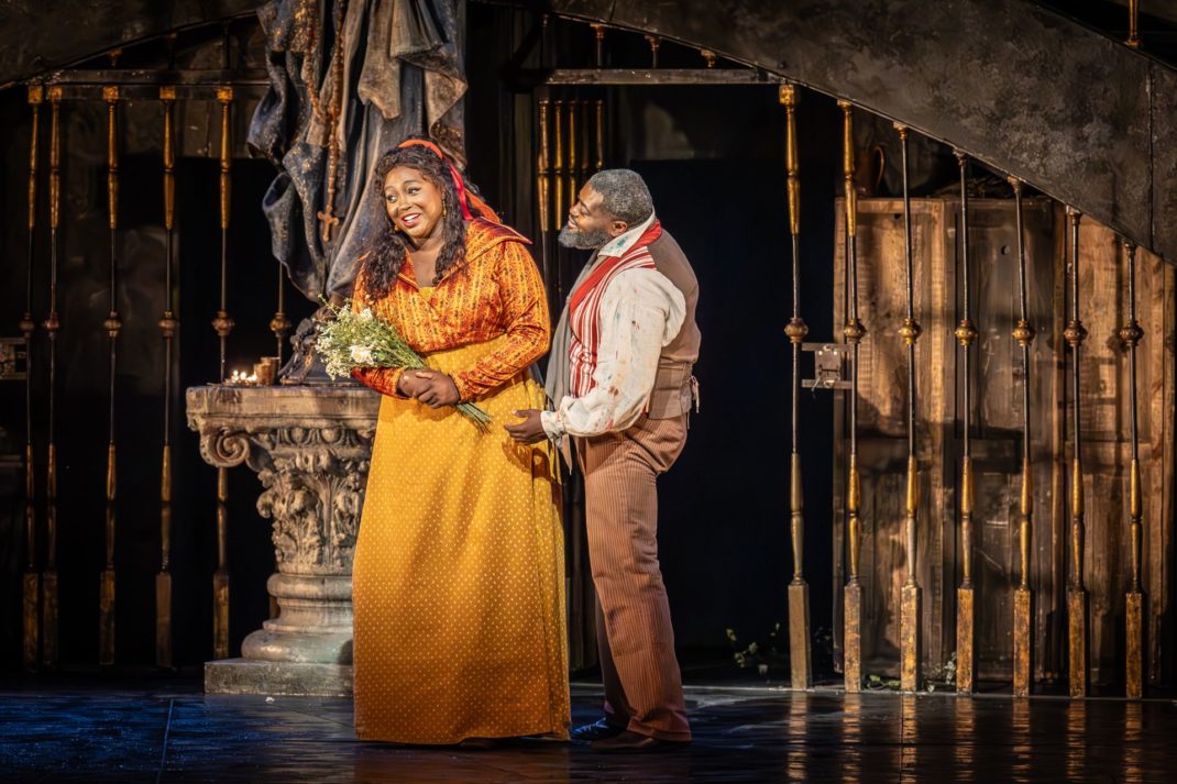ANGEL BLUE (Tosca), RUSSELL THOMAS (Cavaradossi) in Tosca