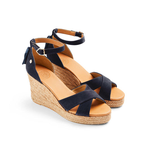 Summer wedge sandals