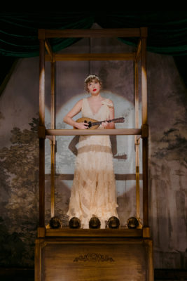 A still from Taylor Swift's 'Willow' music video
