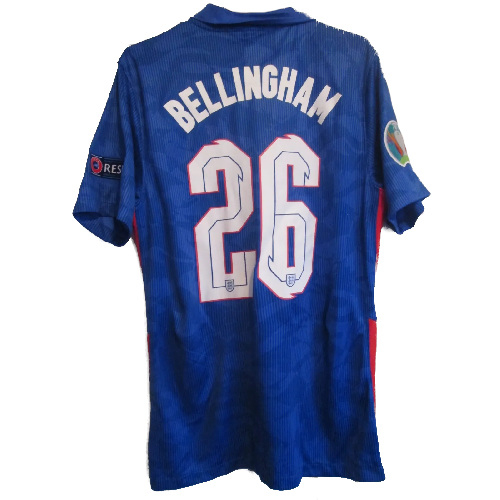 Blue top with Bellingham on the back
