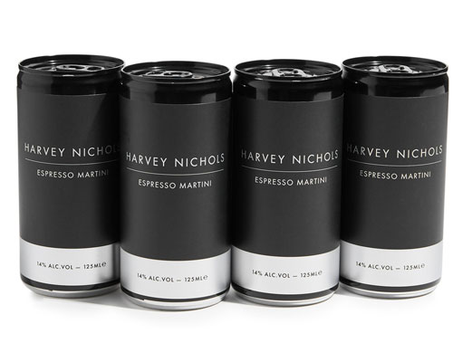 Harvey Nichols espresso martini cans
