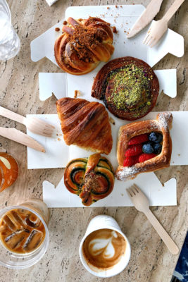 Pastries and coffee