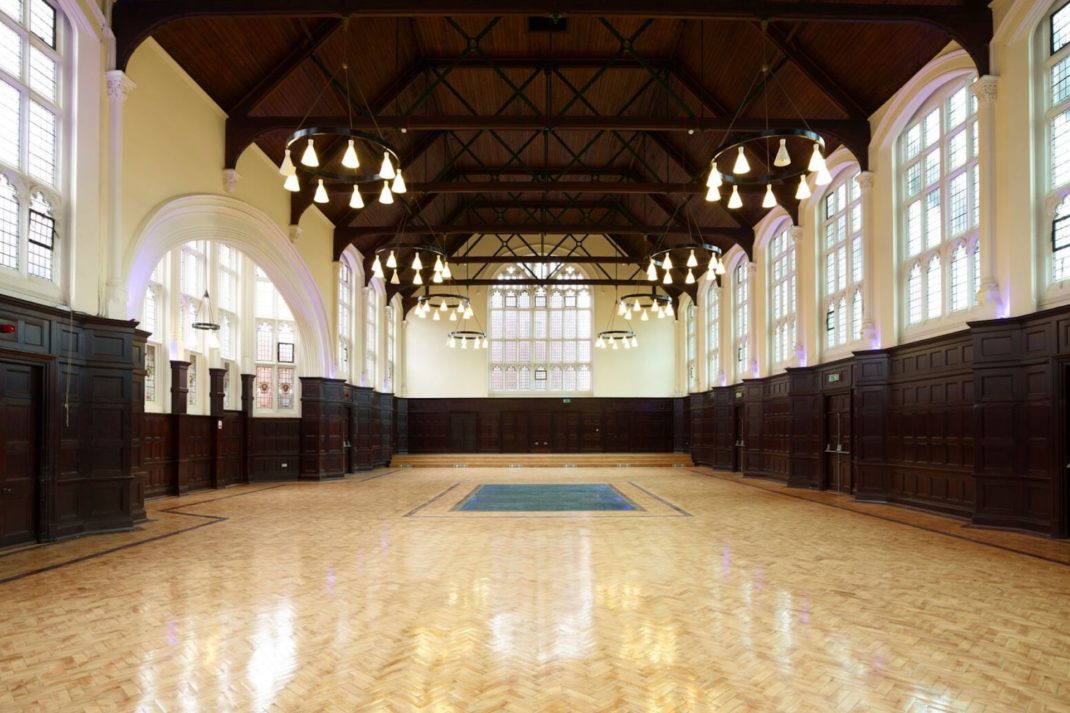 Restored Hogwarts dining hall at Royal Connaught Park