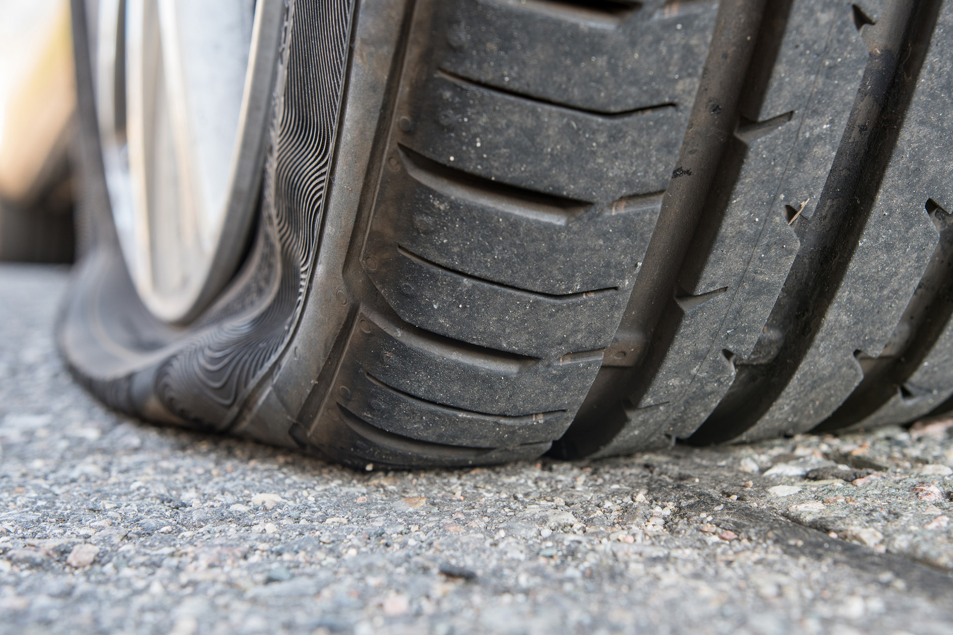 A Flat Tyre