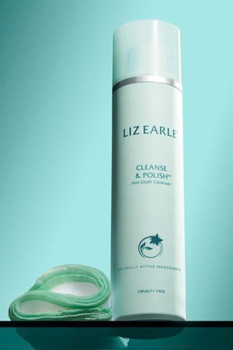 Liz Earle cleanser and towel