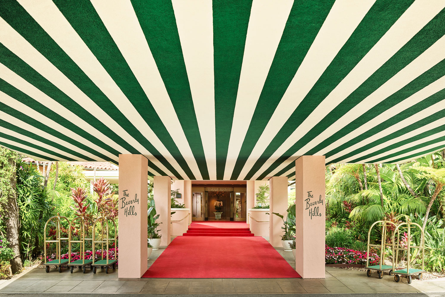Beverly Hills Hotel entryway
