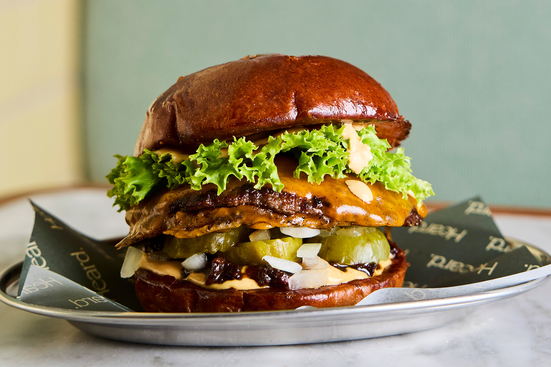 A burger from Heard