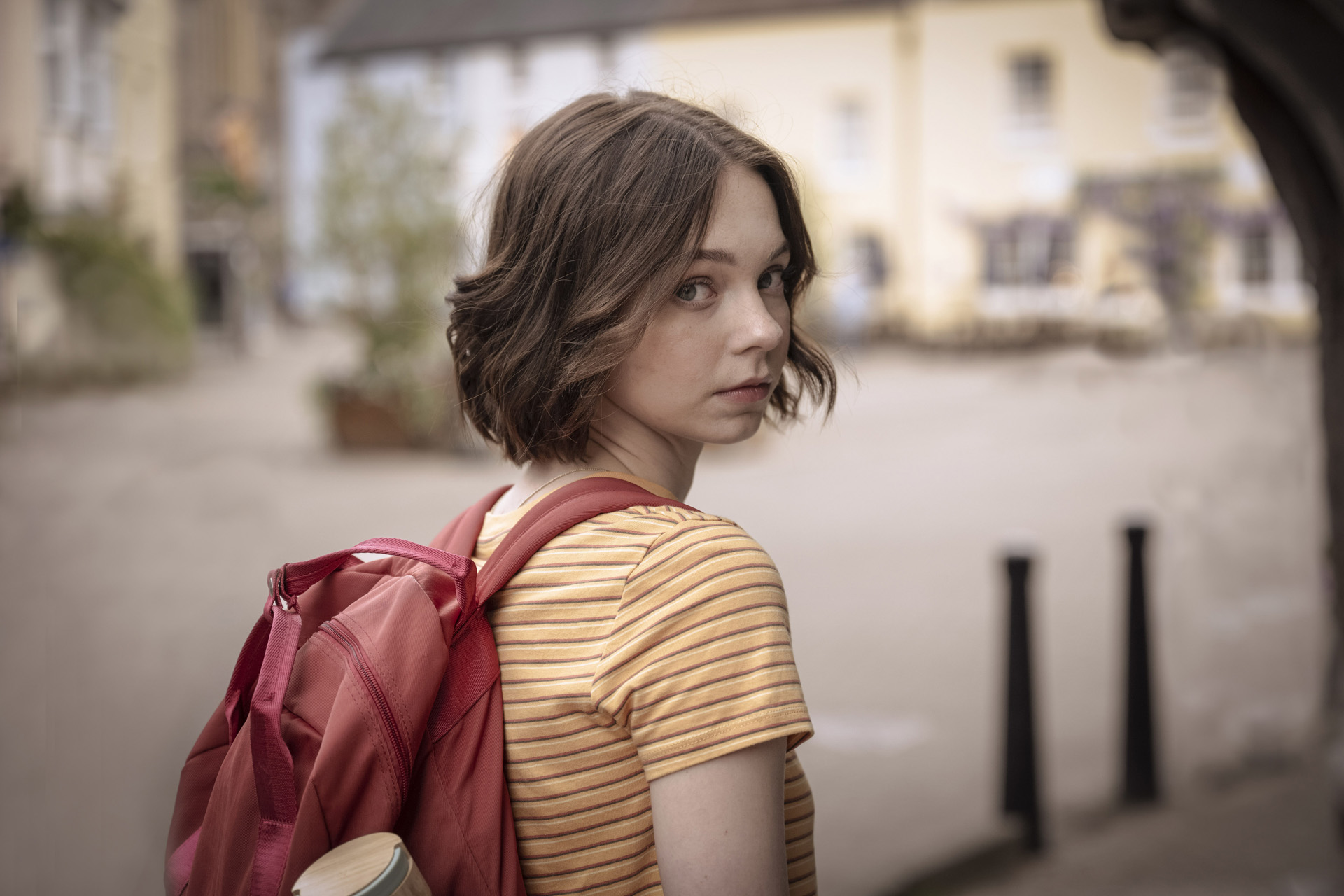 Pip Fitz-Amobi (EMMA MYERS) in A Good Girl's Guide To Murder.