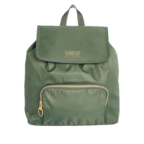 Green backpack