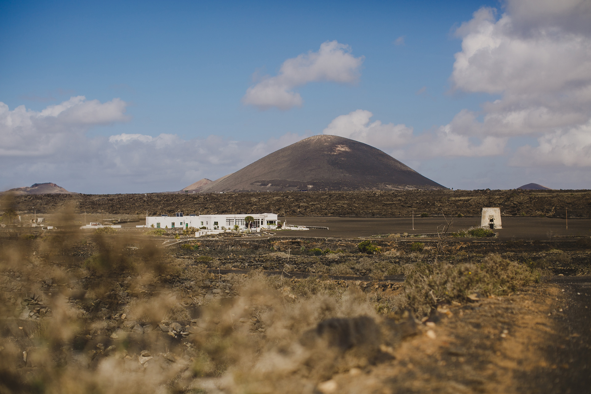 The volcanic landscape
