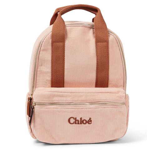 Pink corduroy bag