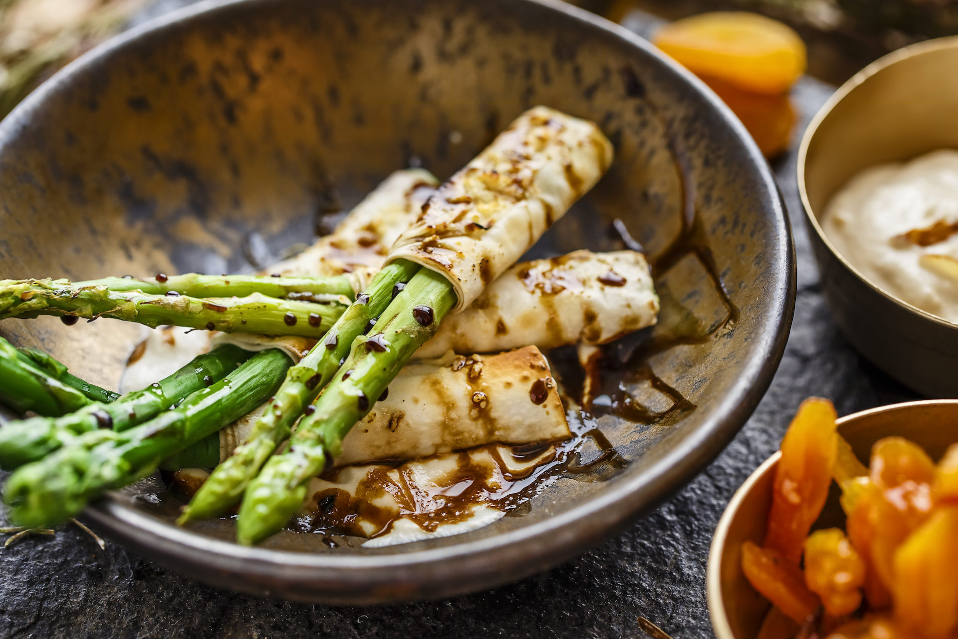 Ananda in the Himalayas asparagus