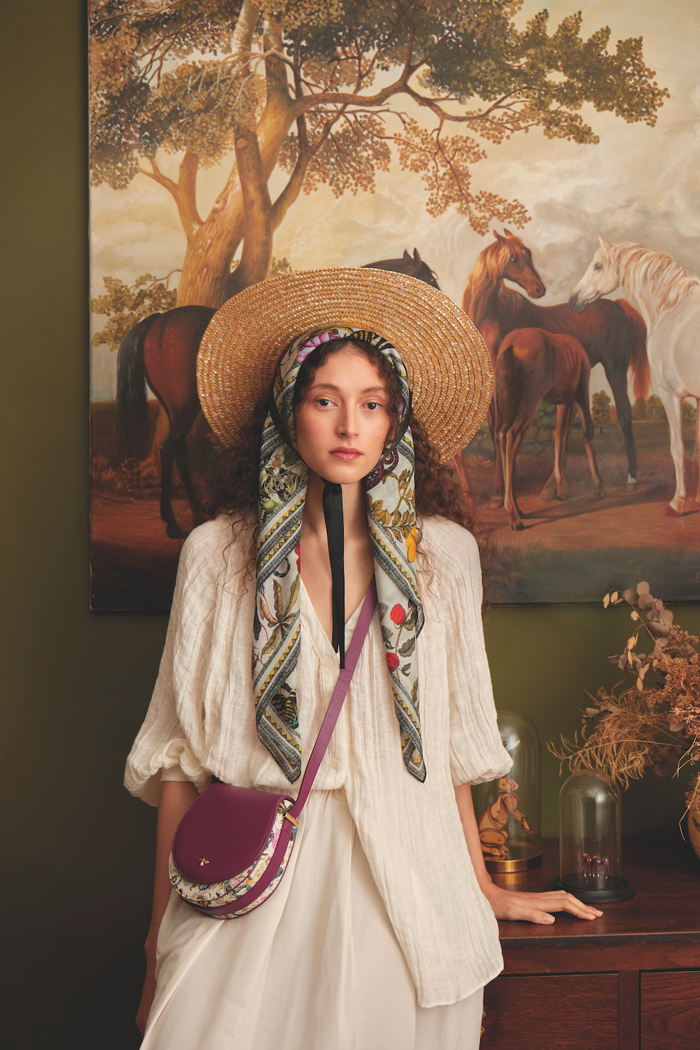 Fable England x NHM Floral Engravings Campaign 01