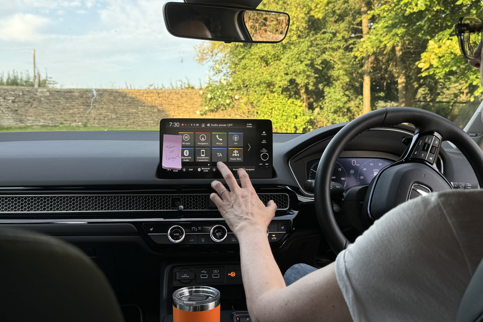 The dashboard