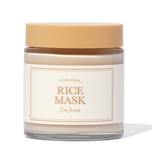 Tub with rice mask label