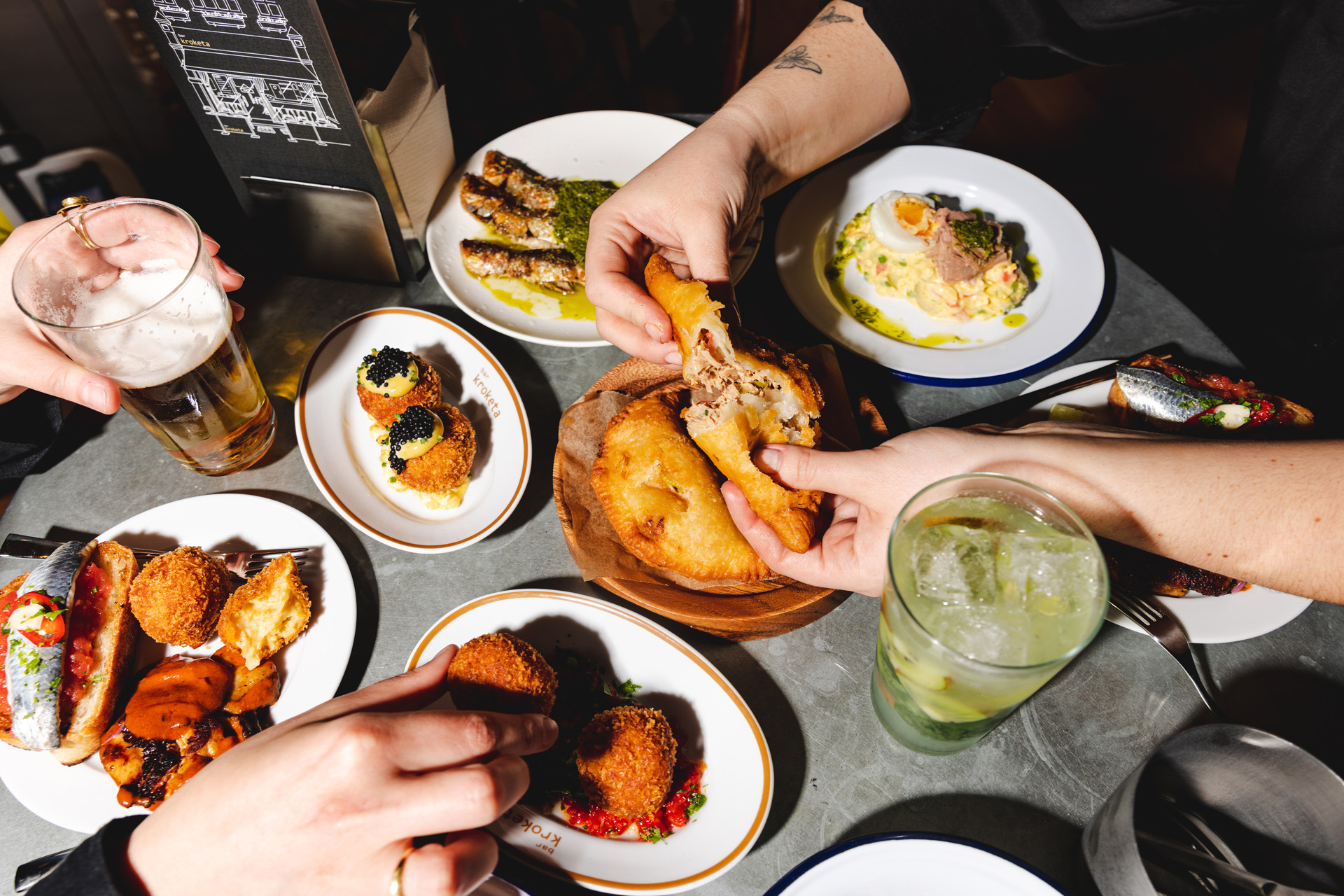Food at Bar Kroketa