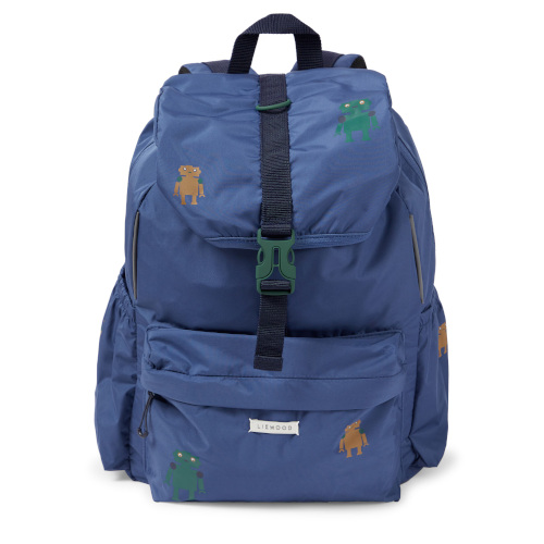 Blue bag with animals printed on