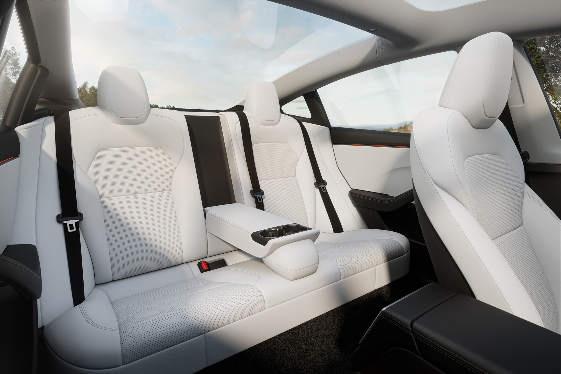 The inside of the car