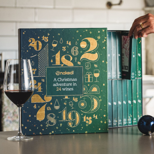 Green box with wine glass