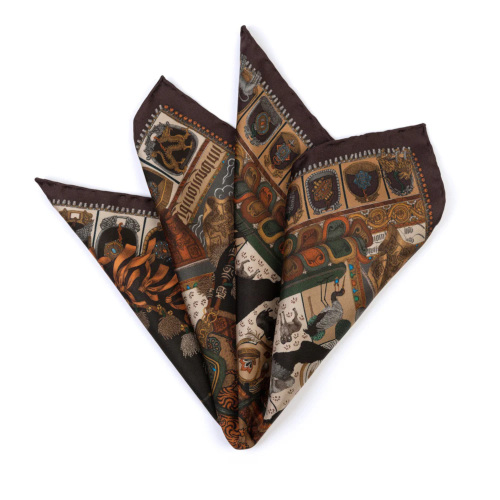 Folded up material