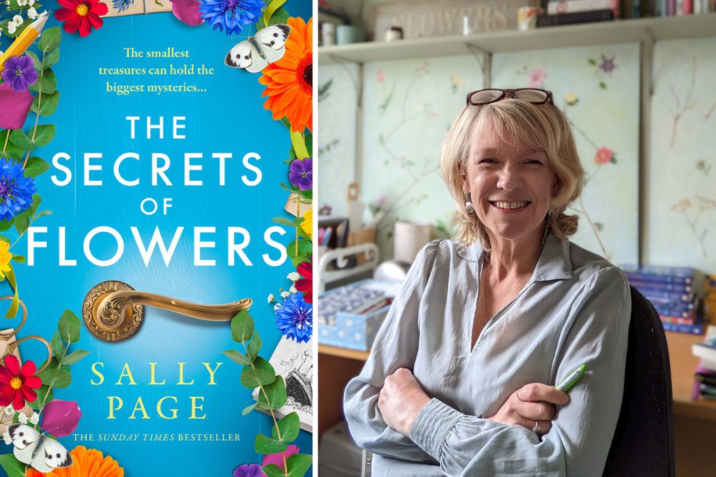 Side by side: The Secrets of Flowers and Sally Page