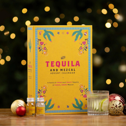 Orange tequila box