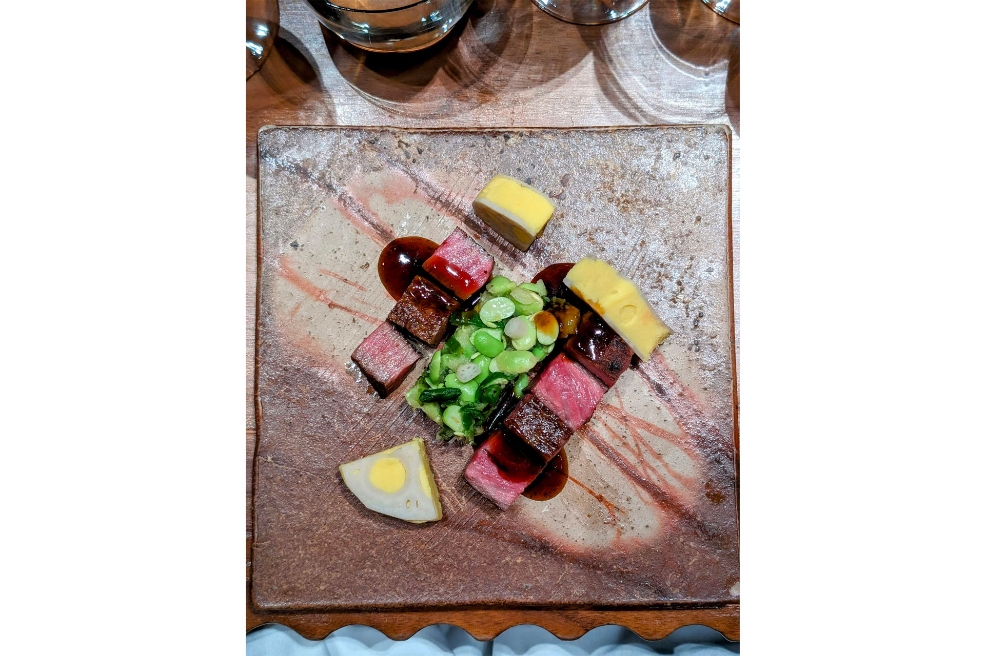 The Wagyu dish at UMU