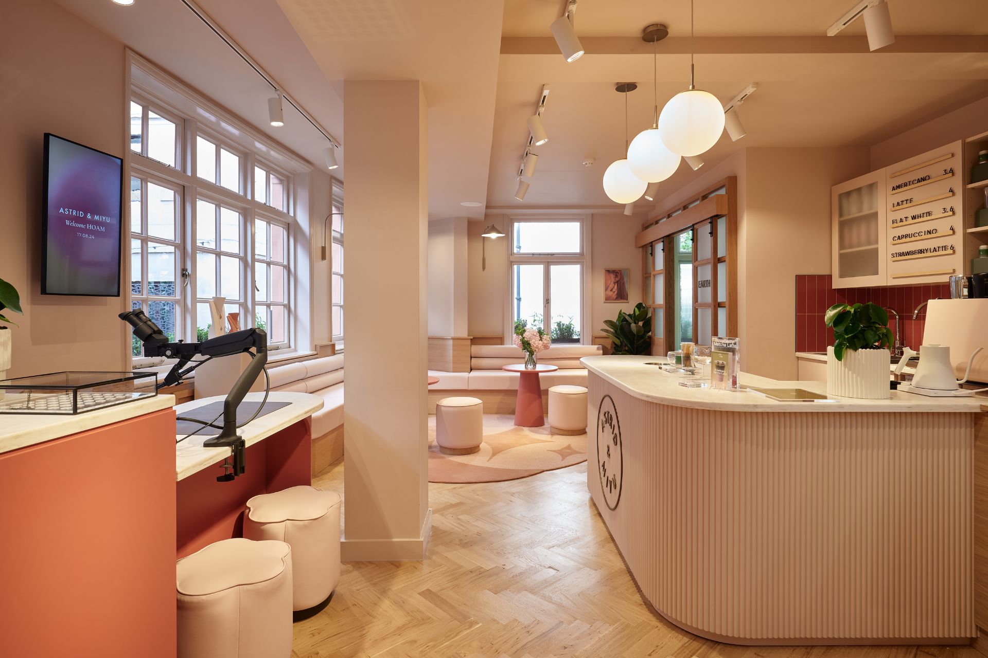 Astrid & Miyu store with coffee shop