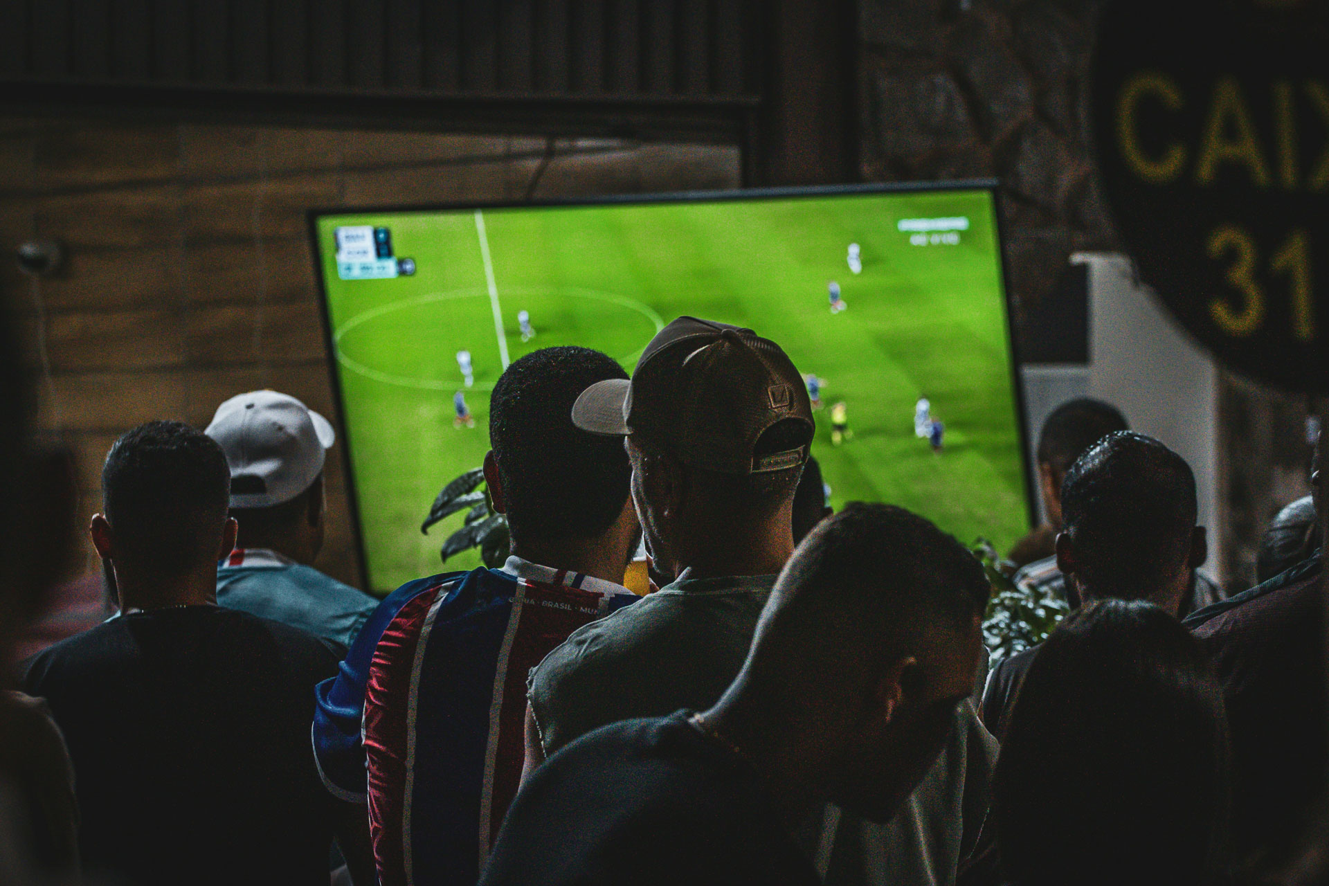 Watching football