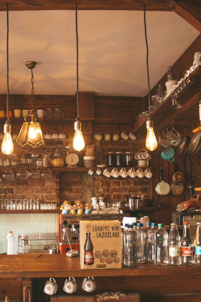 Bar at a pub