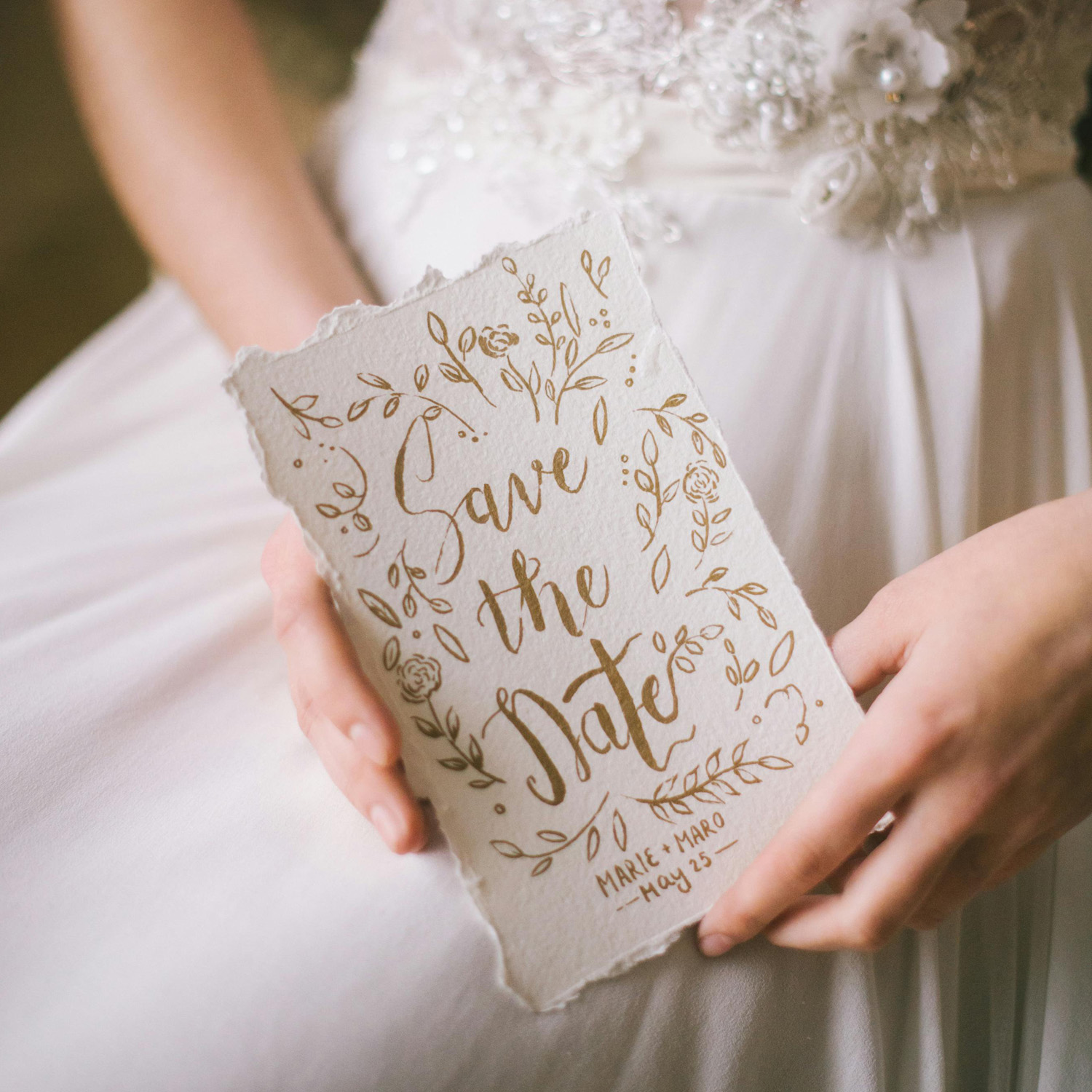 Save the date card