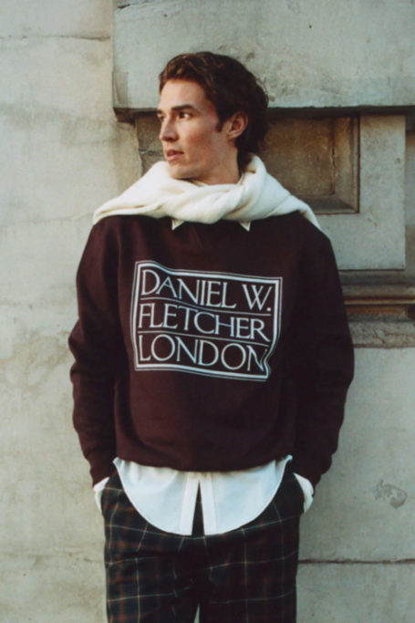 Man in knitted jumper