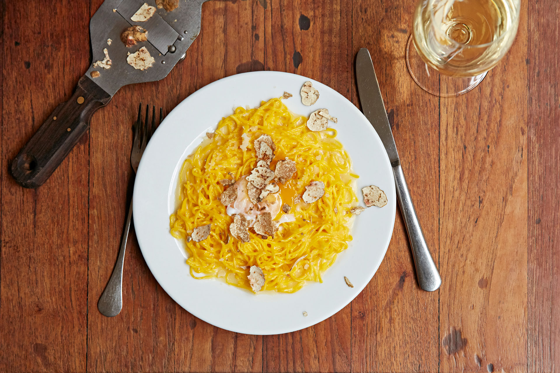 Truffle pasta at Bocca di Lupo
